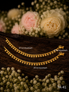 Festive Aura Gold Chain Payal