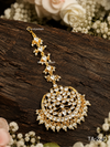 Classic Kundan Floral Chandbali Headpiece
