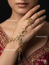 Paachi Kundan Hand jewellery