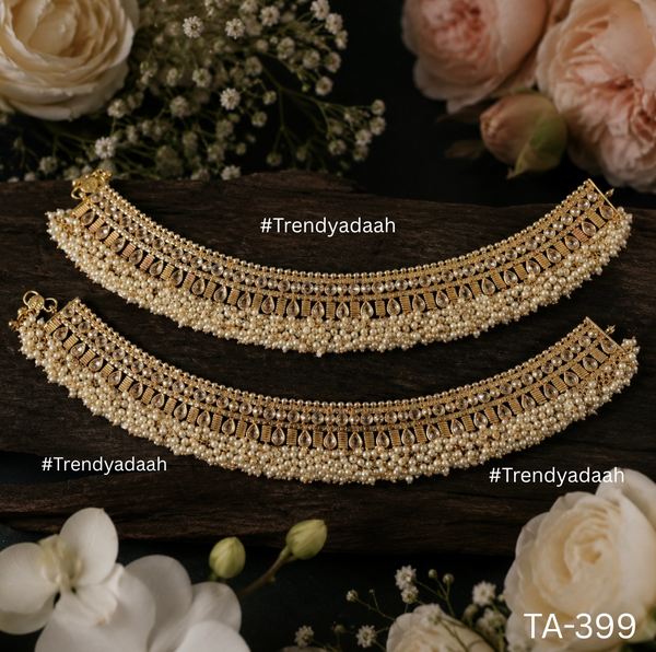 The Noor Kundan Patta Payal