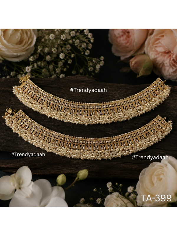 The Noor Kundan Patta Payal