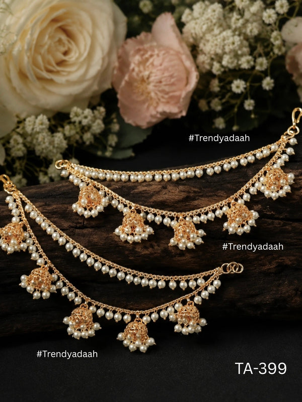 Three-Layer Moti Jhumka Mattal