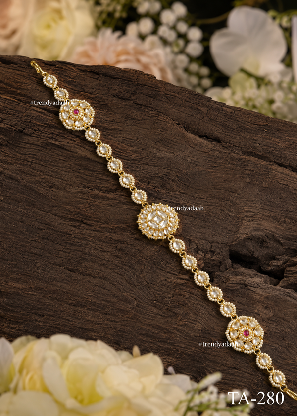 Royal Floral Solitaire Sheeshphool