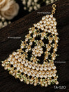 Floral Lattice Kundan Passa