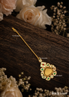 Contemporary Shield Cut Kundan Maang Tikka