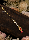 Teardrop Minimalist Kundan Maang Tikka
