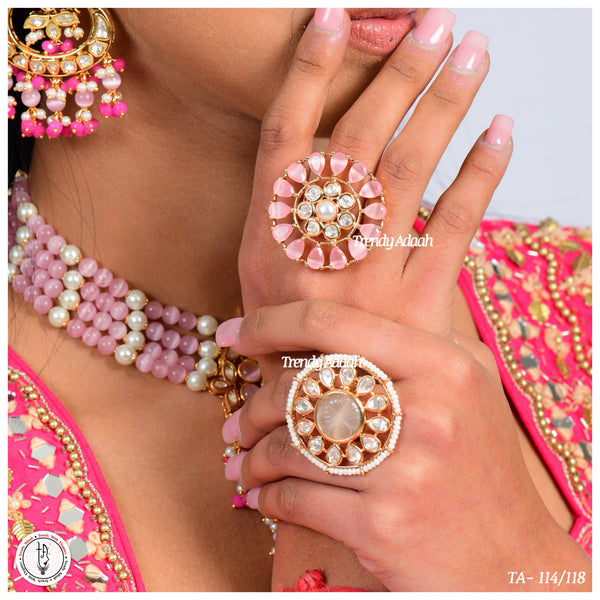 Blush Bloom Cocktail Ring