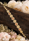 Floral Kundan & Ruby Accent Hair Band