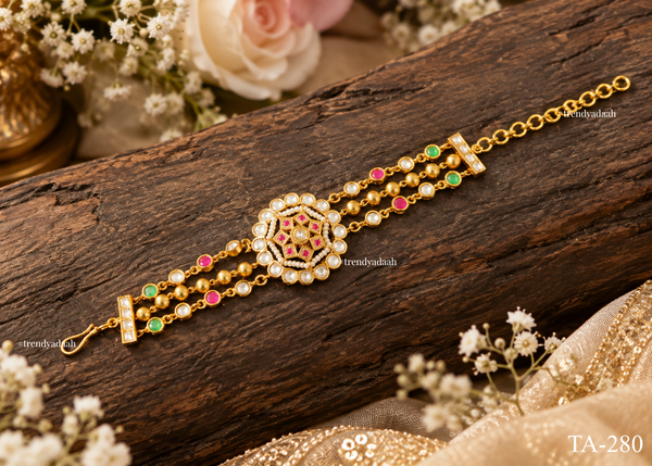 The Floral Starburst Triple Strand