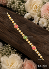 Floral Meenakari Accent Kundan & Pearl Sheeshphool