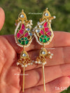 Kundan Needle Earpin