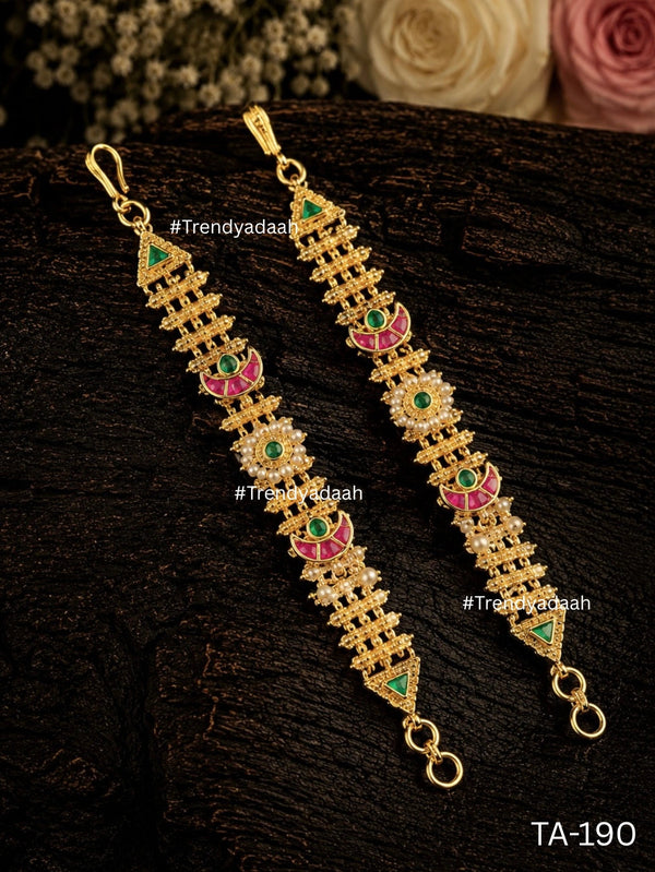 The Vibrant Mosaic Ear Chain