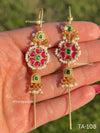 Jadau Floral Bugadi Ear Pin