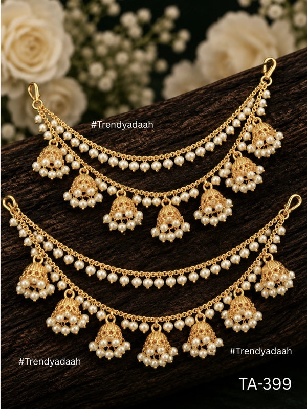 Three-Layer Moti Jhumka Mattal