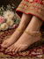 Gilded pearl anklet