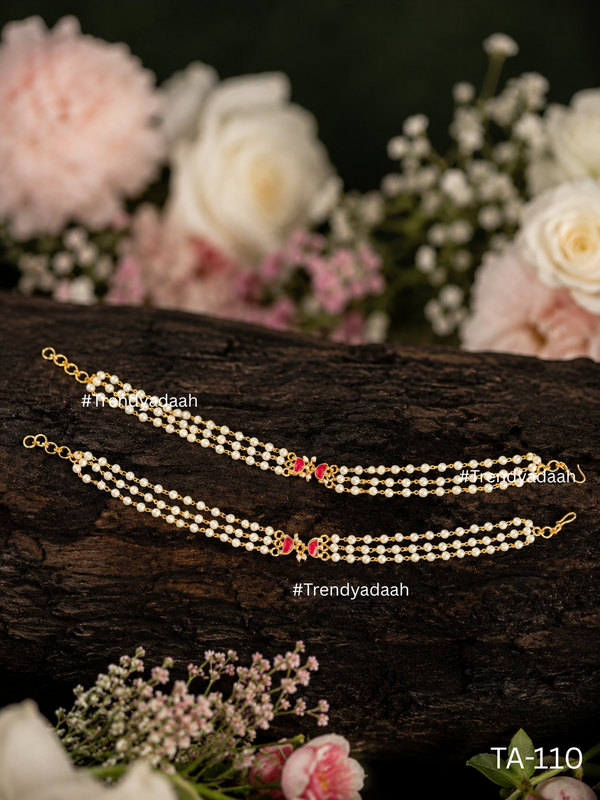 Paachi Kundan Sleek Anklet