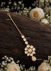 Floral Rosette Kundan Maang Tikka