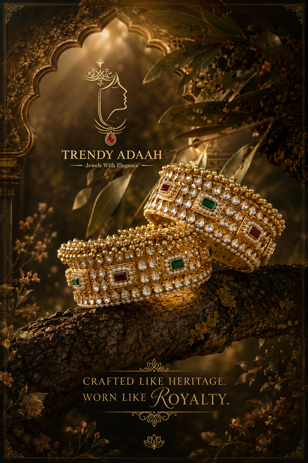 Noor-e-Kundan Grand Bangle Set