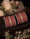 Ruby Blush Designer Bangle Set