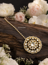 Kundan & Pearl Floral Medallion Borla