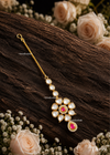 Floral Rosette Kundan Maang Tikka