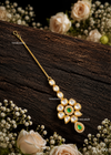 Floral Rosette Kundan Maang Tikka