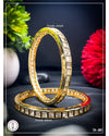 Gold Plated Uncut Kundan kade