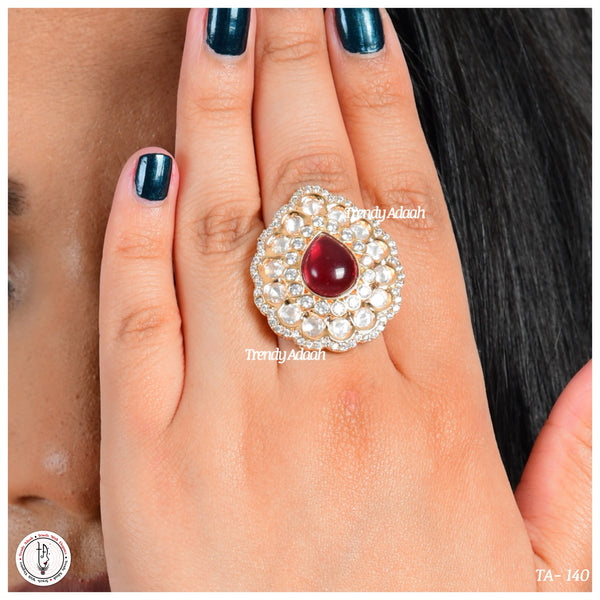 Aura Polki Ring